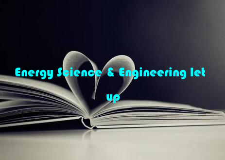 Energy Science & Engineering letup