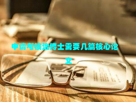 申请考核治博士需要几篇核心论文