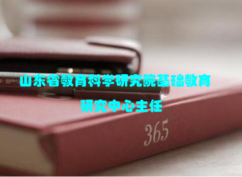 山东省教育科学研究院基础教育研究中心主任