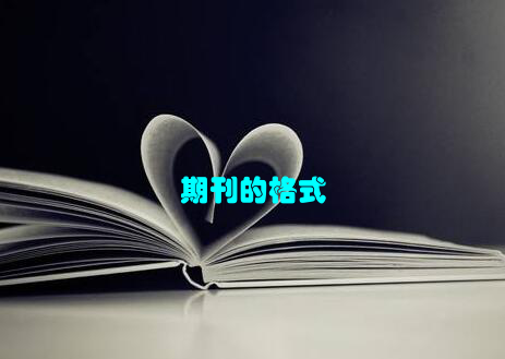期刊的格式