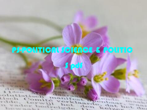 PS-POLITICAL SCIENCE & POLITICS pdf