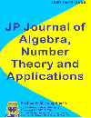 JP Journal of Algebra Number Theory and Applications